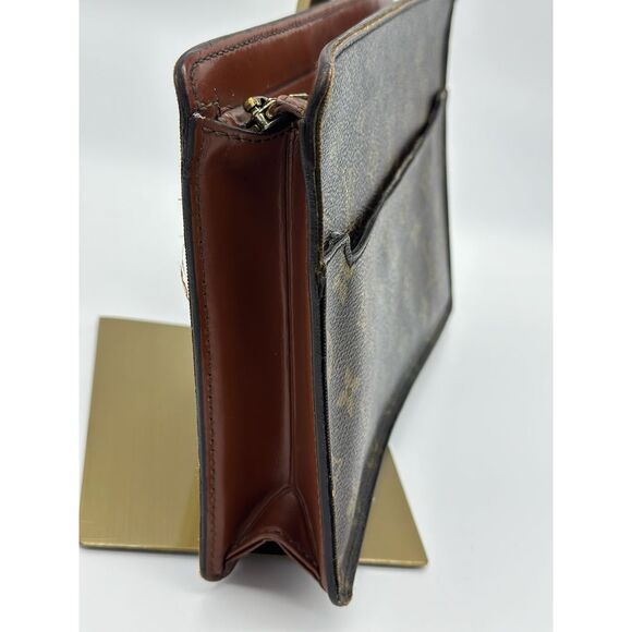 Louis‎ Vuitton Monogram Pochette Homme Clutch Bag Signature Vintage - Picture 5 of 11